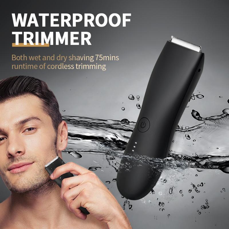 Men'S Grooming Guide - Pemangkas Bulu Tubuh Elektrik Tahan Air