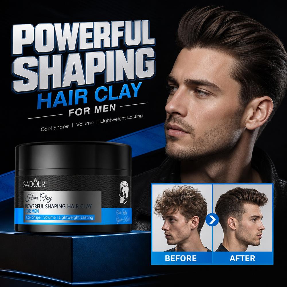 Men'S Grooming And Style - Clay Penata Rambut Matte Daya Rekat