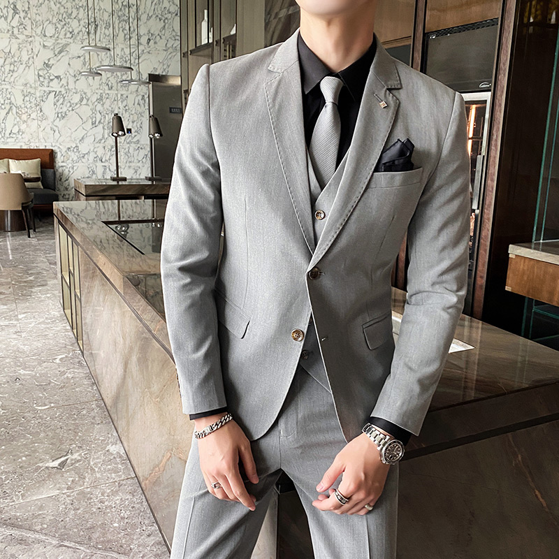Mens Grooming Brand - (Jaket + Rompi + Celana) Gaun