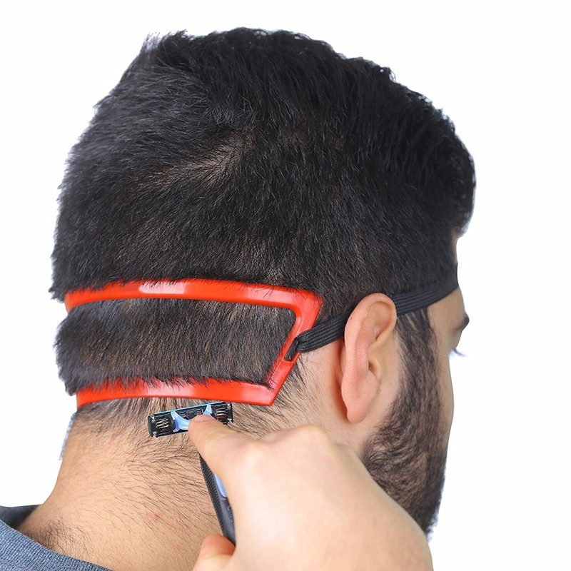 Men'S Grooming Guide - Templat Pemangkasan Rambut Leher, Alat Panduan