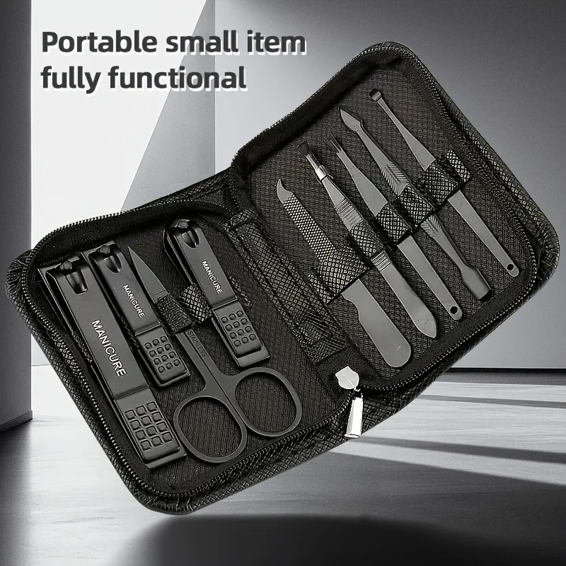 Men'S Grooming Gift Set - 9 Pcs dalam 1 Set Peralatan
