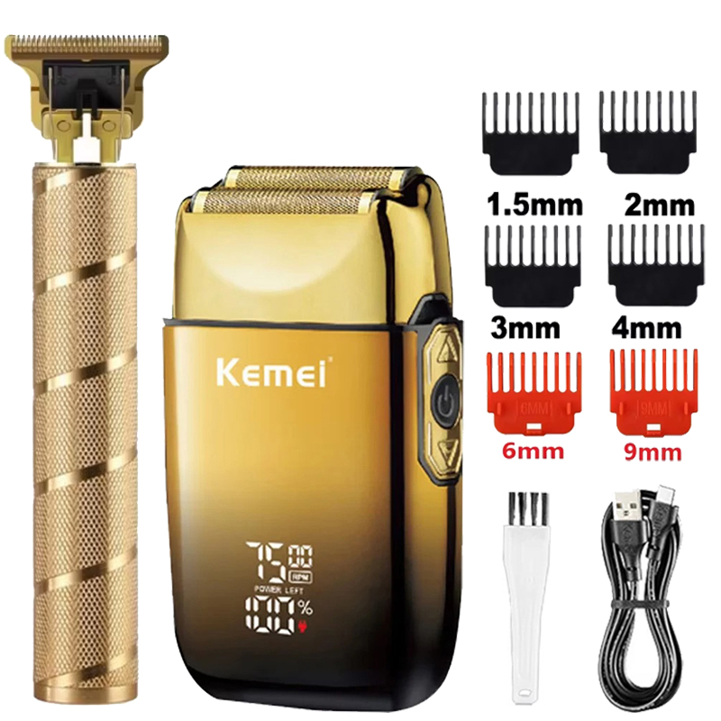 Men'S Grooming Boxes - Alat Cukur Rambut Elektrik Kemei KM-TX10