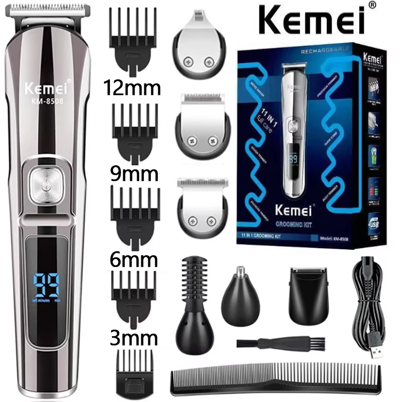 Men'S Grooming Boxes - Kemei Alat Cukur Rambut Jenggot Multifungsi