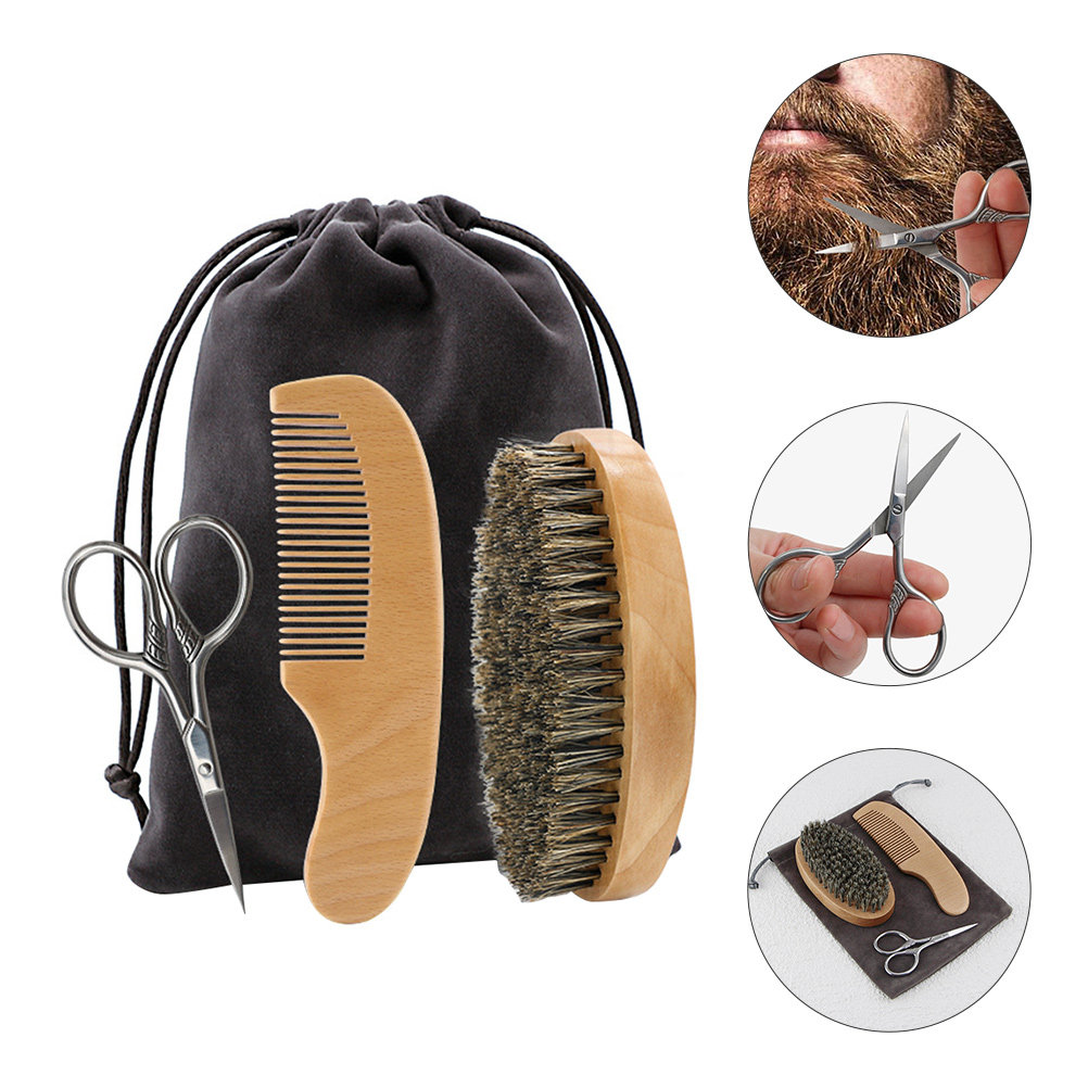 Men'S Grooming And Style - 1Set Set Penata Rambut Jenggot untuk