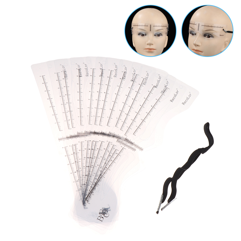 12 buah Set stensil alis dapat - Men'S Grooming Guide ulasan dan harga